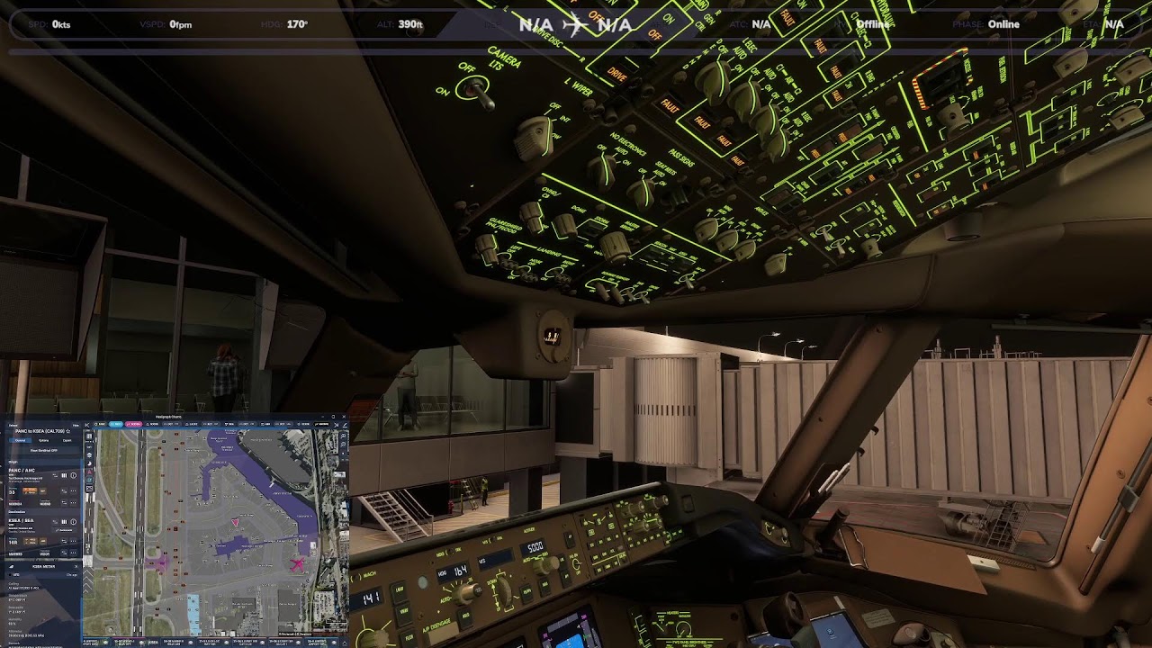 [MSFS2024]CAL709 | PANC-KSEA (Anchorage-Seattle) VCAL 2025 歲終環球飛行 World Tour-Leg6