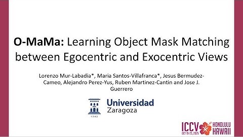 ICCV 2025 | O-MaMa: Learning Object Mask Matching between Egocentric and Exocentric Views