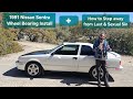 1991 Nissan Sentra SE-R wheel bearing install + Step Away from Lust &amp; Sexual Sin