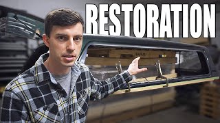 Dismantled Fiberglass Camper Shell Restoration / Repair