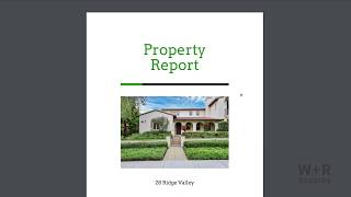 How to Create a Property Report