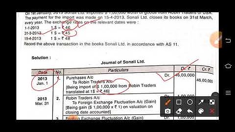 foreign exchange transaction, practical problem with solution,b.com,bms, srclasses