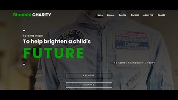 Donation Website full project with Donate Now Button |#donationwebsite|