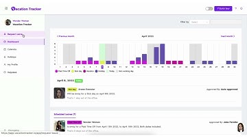Vacation Tracker Onboarding: Request Leave (Microsoft Teams)