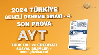 Bilgi Sarmal | Türkiye Geneli 4. Deneme Sınavı AYT Soru Çözümleri