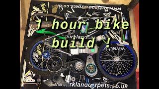 building a speedway bike in 1hour ...(time lapse)