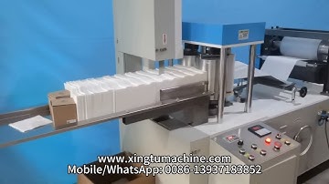 Full automatic napkin tissue paper machine
