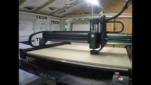 X-Carve Pro - Timelapse of Wasteboard Planing