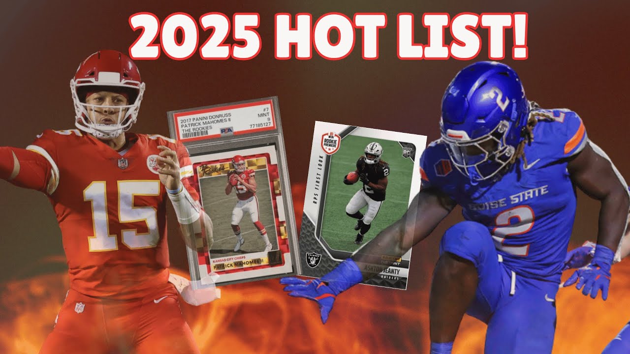 Top 10 Trending NFL Players to Target for Football Card Investments in 2025