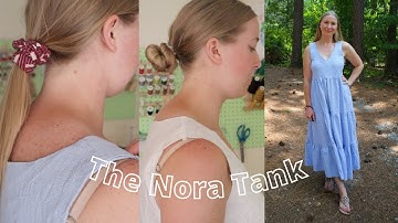 Sewing a Nora Tank Hack / High Round Back Adjustment