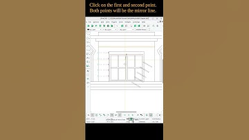#shorts How to Use Mirror Tool - Librecad