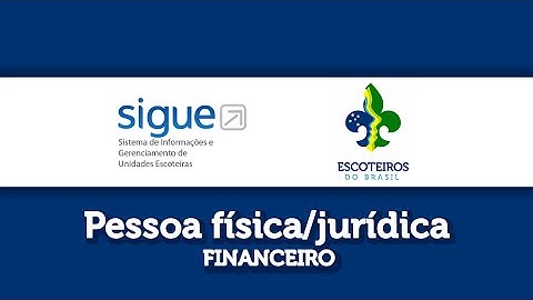 Financeiro - Cadastro pessoa jurídica/física
