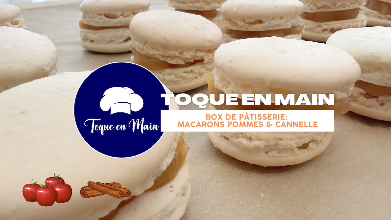 Macarons pommes & cannelle  - Box pâtisserie