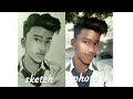 #rtsart | # pencil sketch | portrait art.| easy method.