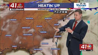 More heat and sunshine Wednesday