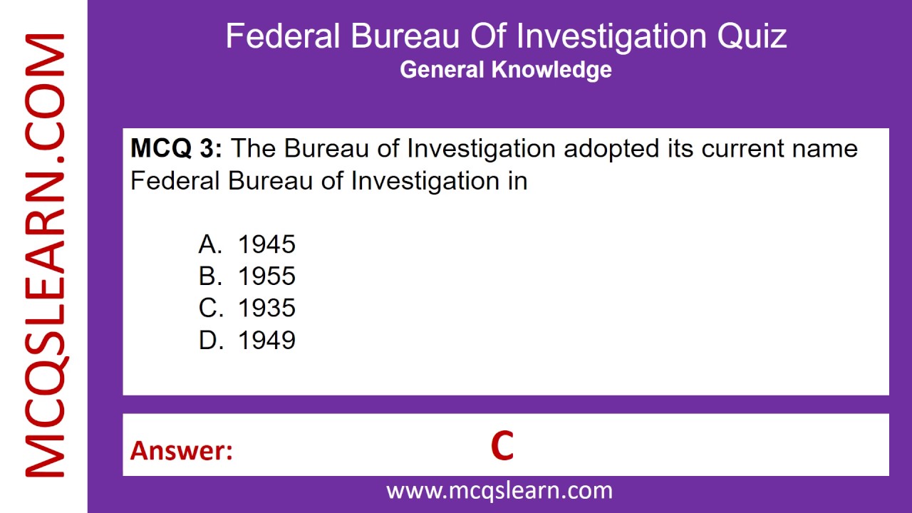 Fbi Questions 6 Fbi Quizzes, Questions, Answers – KVDM