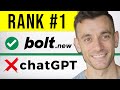 Bolt.new: How I Ranked #1 in 5 Hours!  😱