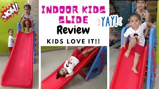 INDOOR SLIDE FOR KIDS REVIEW | PLAYGRO SLIDE FOR KIDS (PGS 4206) AMAZON REVIEW | UNBOXING KIDS SLIDE