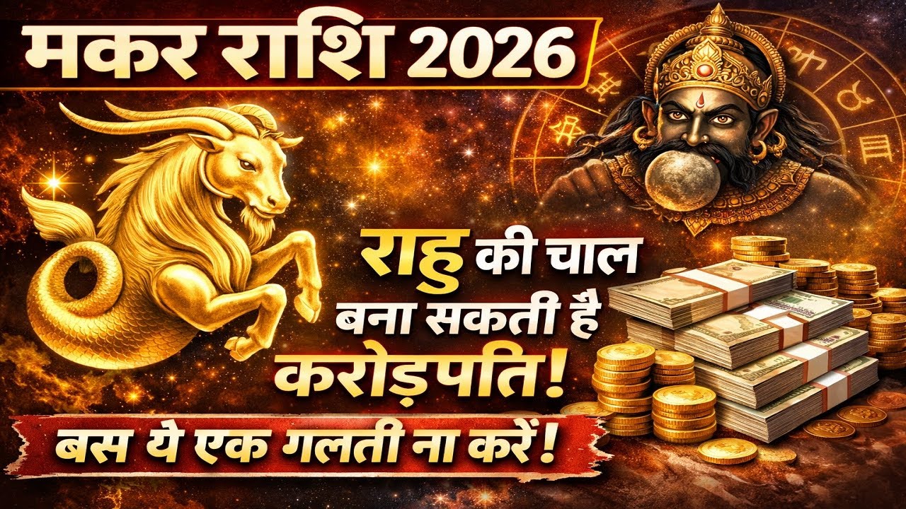 Гороскоп для Козерога на 2026 год: Этот ход Раху может сделать вас миллионером! Только не допусти...