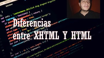Diferencias entre XHTML y HTML5