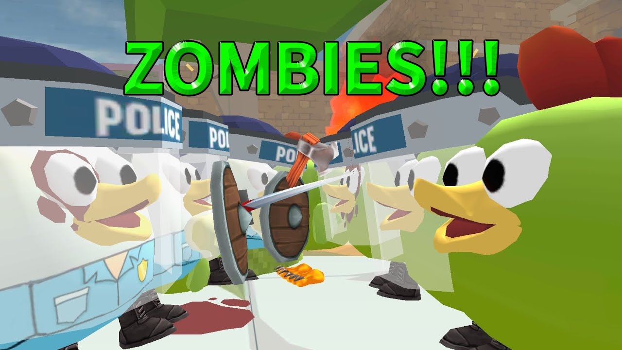Chicken Gun Police vs Zombies ☠️ ☣️⚠️☣️ 🧪!