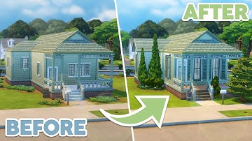 Streamlet Single Renovation // The Sims 4 Speed Build: Base Game Renovation