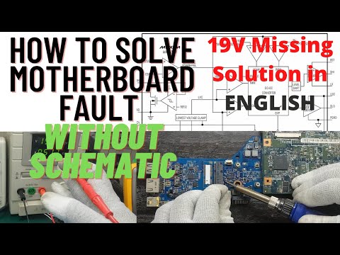 Laptop Motherboard 19V Missing Solved Without Schematic | Online Chiplevel Laptop Repairing Course