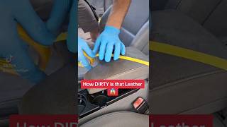 How DIRTY is that Leather?mobiledetailing cardetailing asmr satisfying fyp detail deepclean