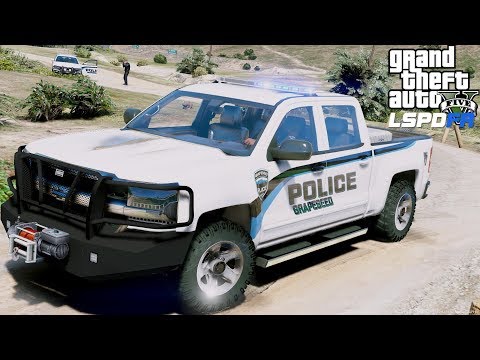 gta-5-lspdfr-police-patrol-#688-grapeseed-police-chevy-silverado-pickup-truck