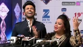 Rithvik Dhanjani and Bharati Singh | Red Carpet | Zee Rishtey Awards 2017