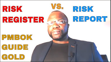 PMBOK GOLD #68: Risk Register vs. Risk Report (PMP Exam Prep)
