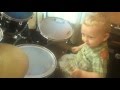 Самый маленький барабанщик (Саша Князев 2 года)