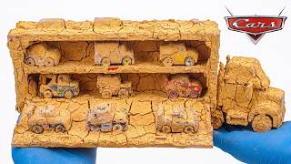 ASMR Disney Pixar Cars Restoration | Restore Lightning McQueen Mack Mini Racers Hauler in Scrapyard!