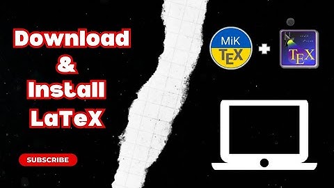 How to Download LaTeX for windows | TeXstudio Installation in Tamil