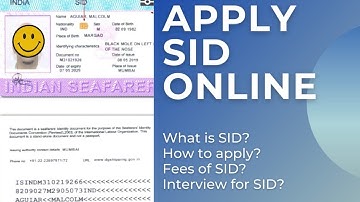 How to apply SID online|Apply SID online