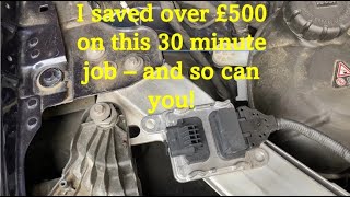 Mercedes 220d OM654 Diesel NOx sensor replacement
