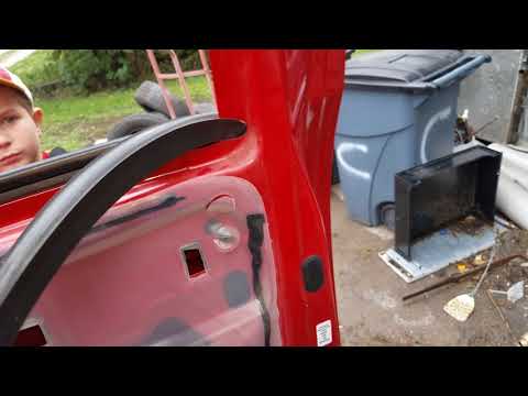 Dodge rear door window replacement. DIY