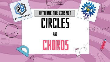 Aptitude for CSIR NET | Circles & Chords | All 