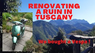Renovating a Ruin in Tuscany, Piaggio Vespa ET4 1996 renovation &amp; repair