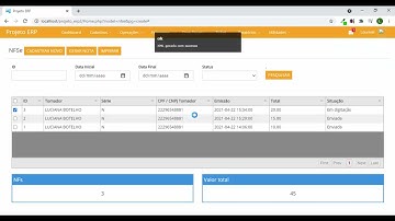 ERP PHP - EMISSÃO DE NFSE