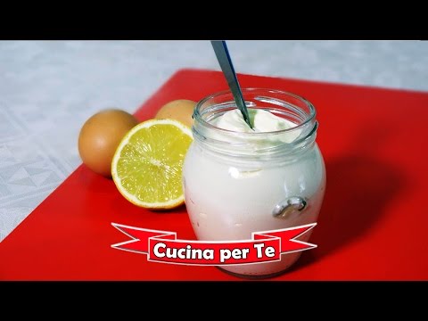 Maionese con frullatore ad immersione - Scuola di Cucina