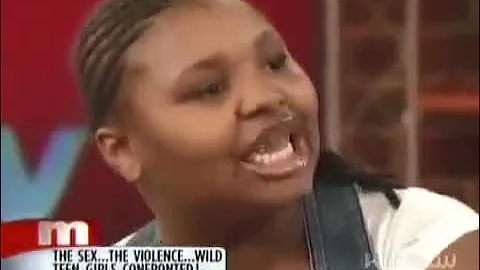 Out of control teens on Maury! part 3 of 4 - Chiquanna sold her body for a lobster buffet!