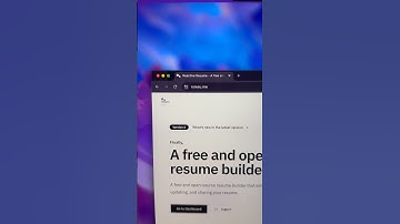 Free resume builder #productivity #resume #ai #resumebuilder