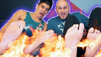 FIRE FEET EXPERIMENT! ft CrazyRussianHacker