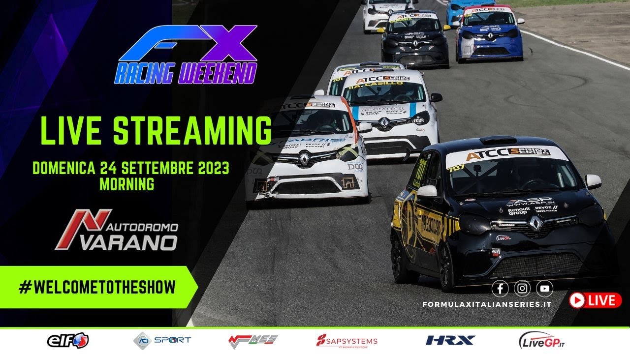 FX Racing Weekend Varano - Live Streaming 24 Settembre 2023 (mattino)