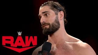 Seth Rollins sends a message to Triple H: Raw Exclusive, Nov. 11, 2019