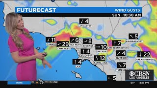 Wind Gusts To Dissipate Saturday And Relax On Sunday Night