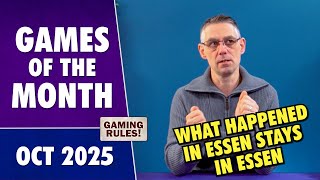Games of the Month VLOG - October 2025