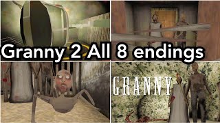Granny 2 All 8 Endings