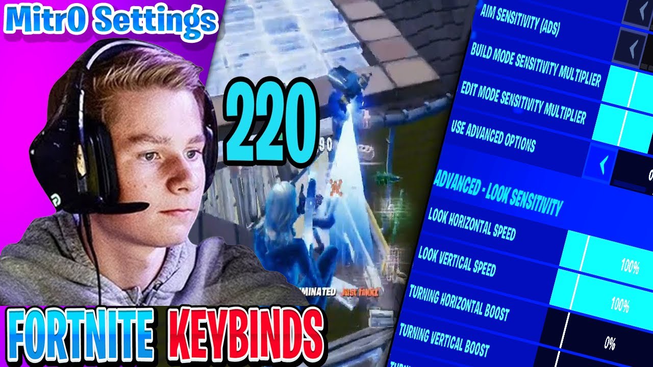 mitr0 *New* Sensitivity and Keybinds Chapter 2 Season 5